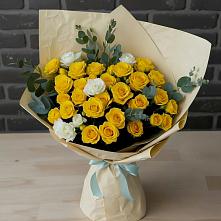 Букет цветов из:  Розы в Ленинский Тульская область