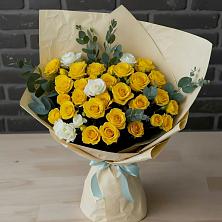 Букет цветов из:  Розы в Ленинский Тульская область