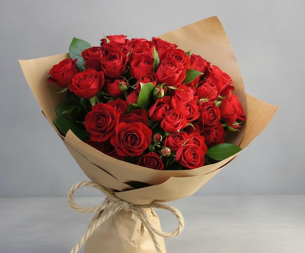 Букет Любовный роман в Ленинский Тульская область