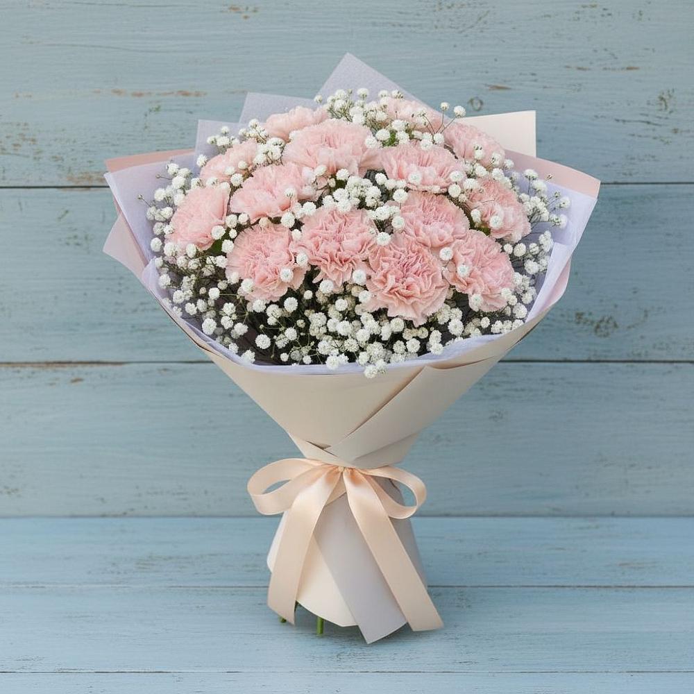 Букет цветов из: Гвоздики в Ленинский Тульская область