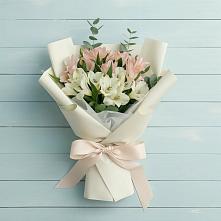 Букет цветов из:  Альстромерии #REPLACE_PRED# Ленинский Тульская область