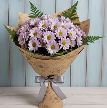 Букет цветов из:  Хризантемы в Ленинский Тульская область