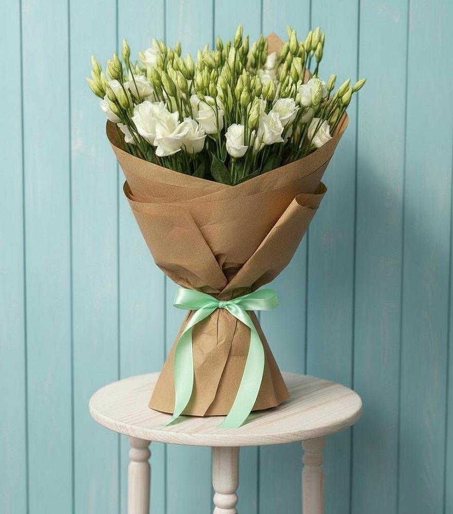 Букет цветов из: Лизиантусы в Ленинский Тульская область