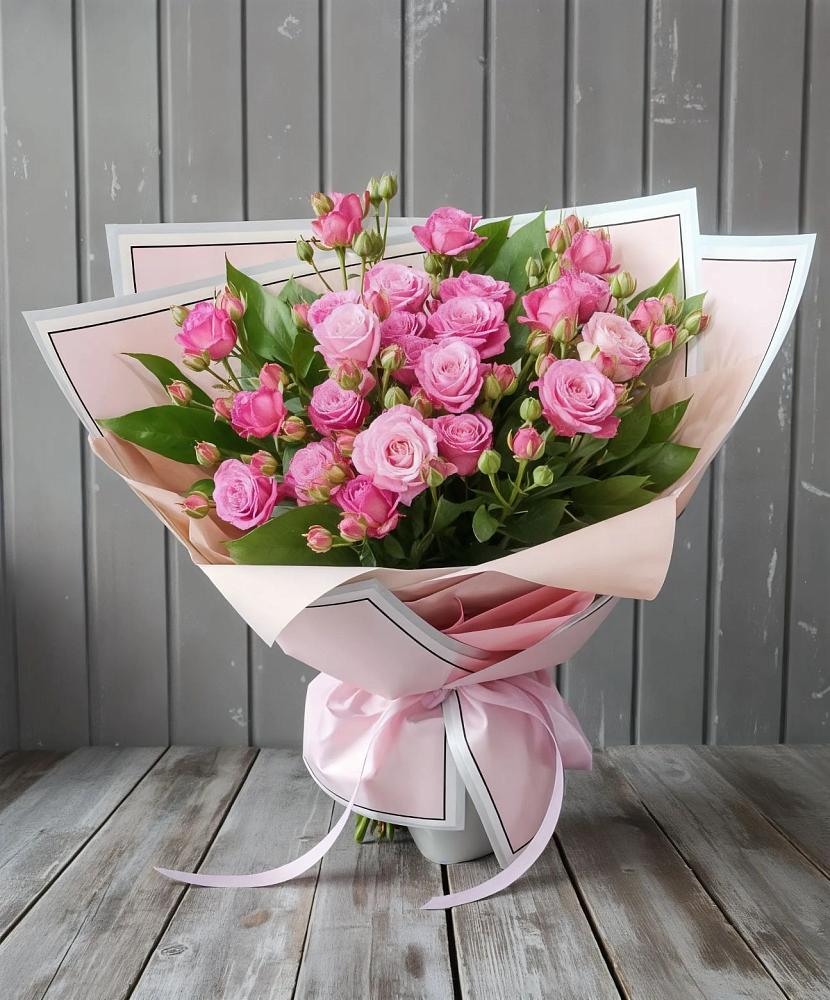 Букет Розовый кустик в Ленинский Тульская область