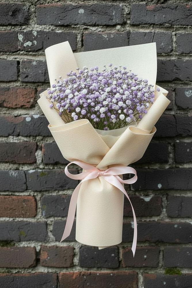 Букет цветов из: Гипсофила в Ленинский Тульская область