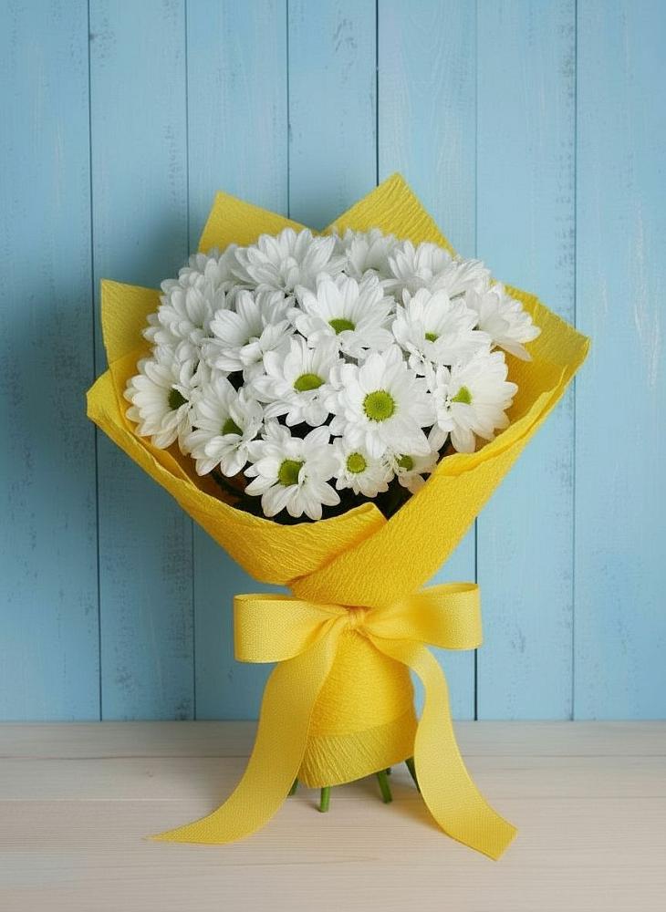 Букет цветов из: Хризантемы в Ленинский Тульская область