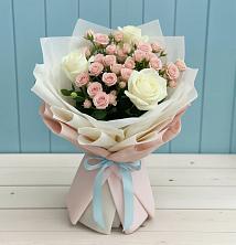Букет цветов из:  Розы в Ленинский Тульская область
