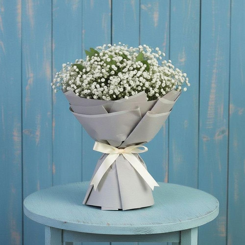 Букет цветов из: Гипсофила в Ленинский Тульская область