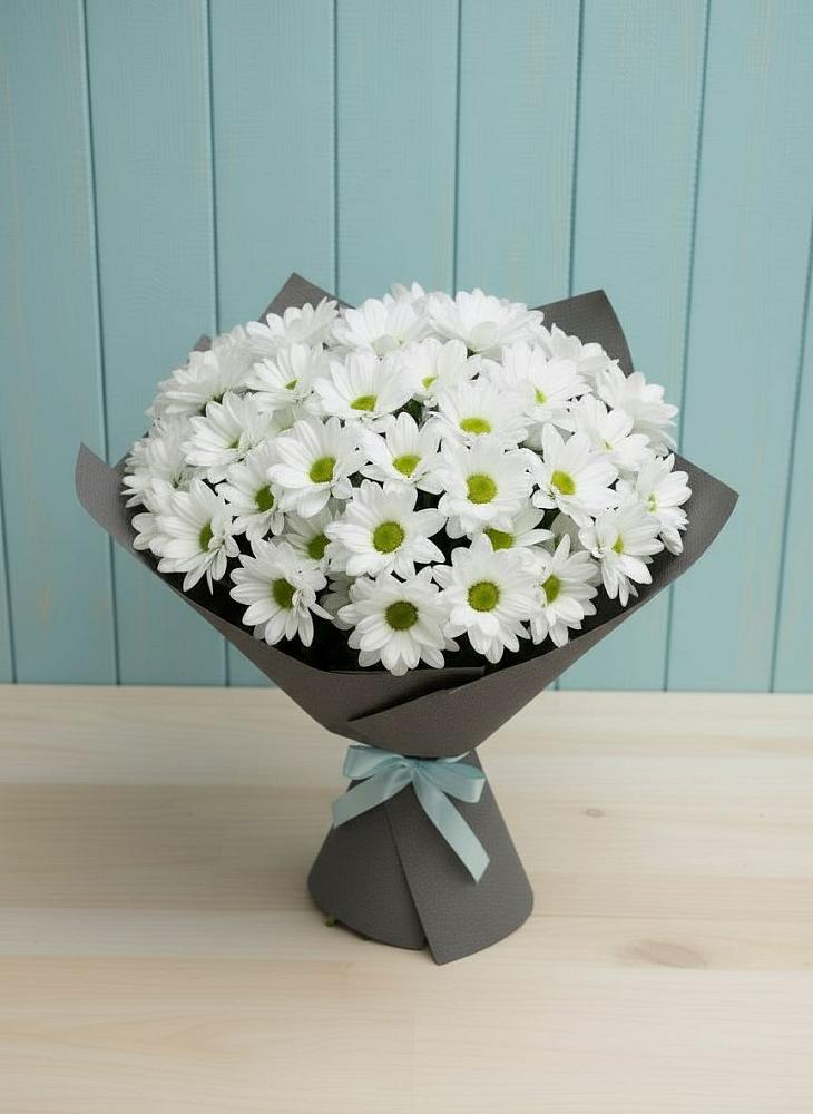 Букет цветов из: Хризантемы в Ленинский Тульская область