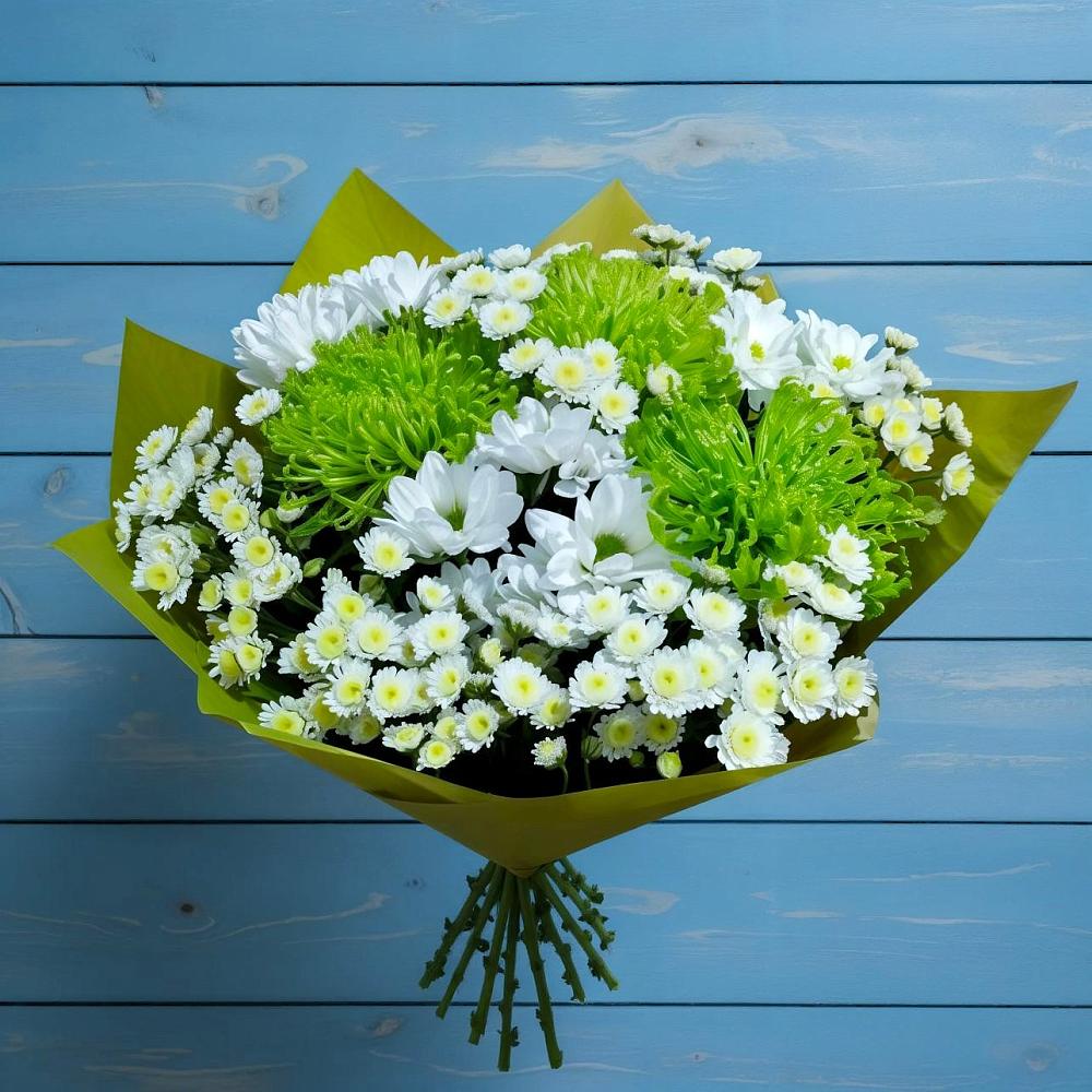 Букет цветов из: Хризантемы в Ленинский Тульская область