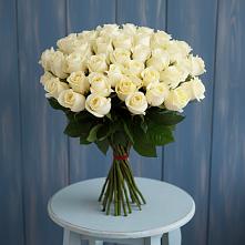 Букет 51 Белая роза Эдлесс Лав #REPLACE_PRED# Ленинский Тульская область