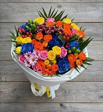 Букет цветов из:  Розы и Хризантемы в Ленинский Тульская область
