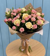 Букет цветов из:  Розы в Ленинский Тульская область