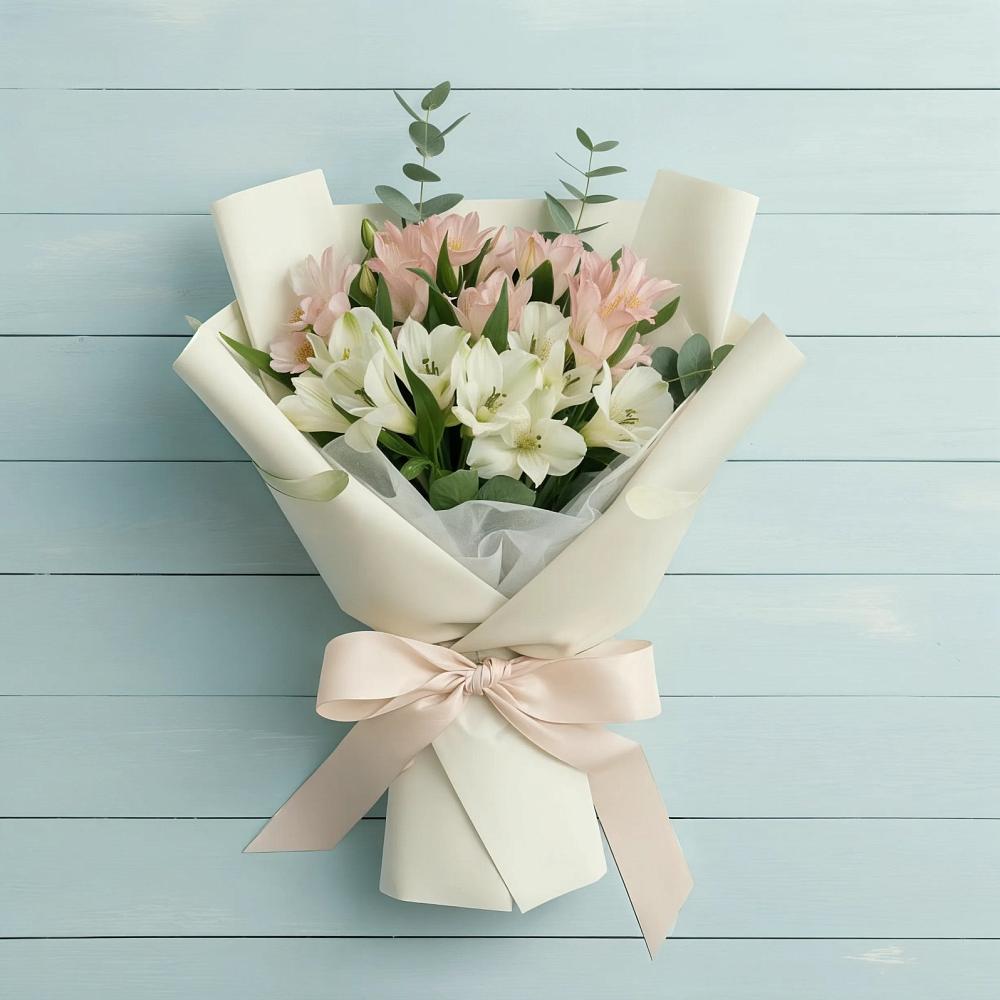 Букет цветов из: Альстромерии в Ленинский Тульская область