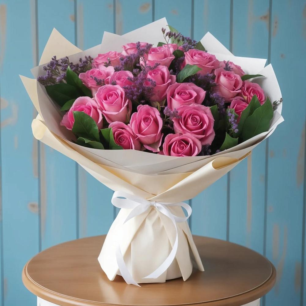 Букет цветов из: Розы в Ленинский Тульская область