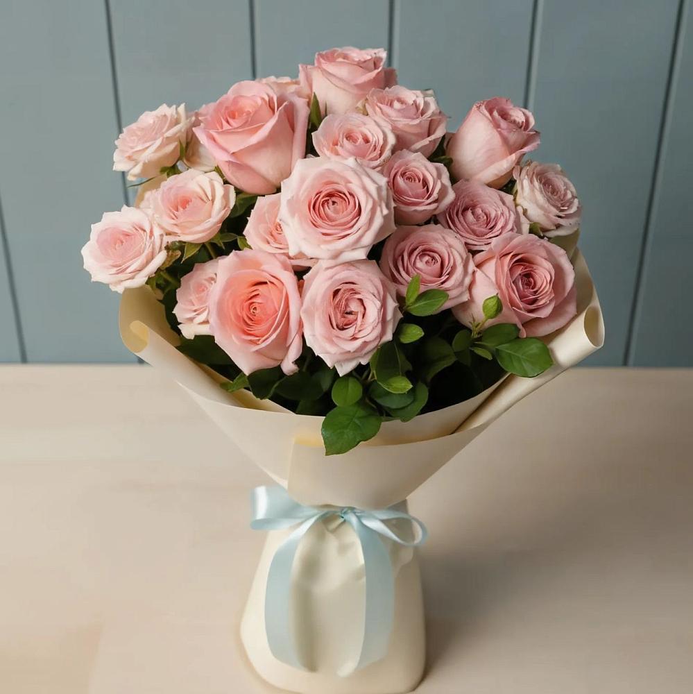 Букет Розовый шарм в Ленинский Тульская область